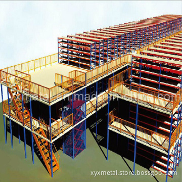 Warehouse Elevator Steel Structure Mezzanine Rack Steel Decking Floor
